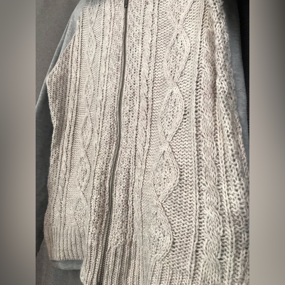 Others Follow Knit sweater style zip Hoodie - Picture 5 of 10